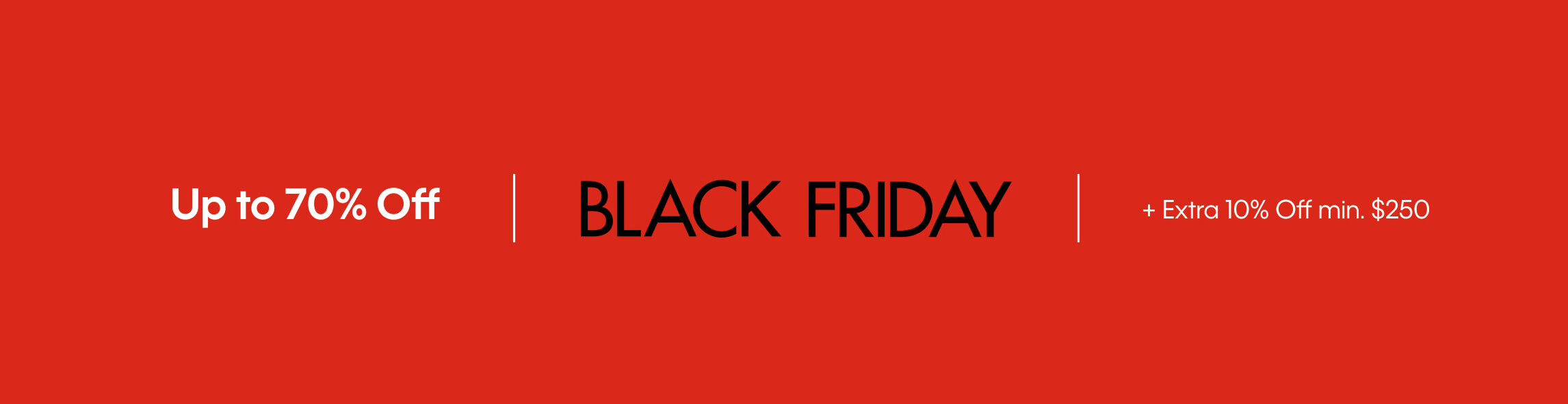 Calvin Klein Black Friday: Up to 70% off + Extra 10% off min. $250